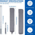 Retractable Gap Dust Cleaner Cleaning Tools with 2 Microfiber Dusting Cloths Long Handle 60inches Washable and Retractable Duster Brush for Cleani...